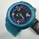 Blue Green Transparent Casio Baby-G Ani Digi Watch BGA131-3B