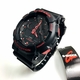 Casio G-Shock Analog Digital Red Black Watch GA100BNR-1A