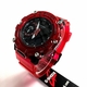 Casio G-Shock Carbon Core Guard Clear Red Digital Analog Watch GA2200SKL-4A