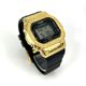 Casio G-Shock DW5600 Mod Custom Metal Patterned Steel Gold Plated  Bezel 5600