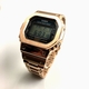 Casio G-Shock DW5600 Mod Rose Gold Steel Bezel Bracelet 5600 Full Custom Metal