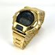 Casio G-Shock DW6900 Mod Watch Full Custom Metal Case Bracelet Gold 6900