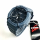 Casio G-Shock GA2100 Blue Digital Analog Wire Face Watch GA2100PT-2A