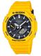Casio G-Shock Yellow Ana-Digi Mobile Link Bluetooth Watch GA-B2100 GAB2100C-9A