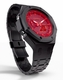 Casioak Mod Custom Metal Watch Casio G-Shock GA-2100-4A Red Dial Black GA2100