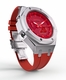 Casioak Mod Custom Metal Watch Casio G-Shock GA-2100-4A Red Dial Red Strap