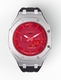 Casioak Mod Custom Watch Casio G-Shock GA-2100-4A Metal Case Red Dial Black Strap