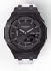 Casioak Mod Custom Watch Casio G-Shock GA-2100 Black Case White Strap GA2100