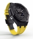 Casioak Mod Custom Watch Casio G-Shock GA-2100 Black Case Yellow Strap GA2100