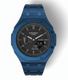 Casioak Mod Custom Watch Casio G-Shock GA-2100 Blue Case Metal Strap GA2100