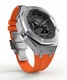 Casioak Mod Custom Watch Casio G-Shock GA-2100 Steel Case Orange Strap GA2100