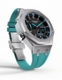 Casioak Mod Metal Watch - Modded Casio G-Shock GA-2100 Turquoise Aqua Blue Strap