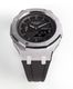Casioak Mod Royal Oak Casio G-Shock GA-2100 Silver Tone Metal Steel Watch GA2100