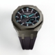Casioak Mod Watch Casio G-Shock GA-2100 Gunmetal Grey W. Black Strap GA2100-1A2