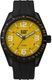 CAT LQ16121732 Caterpillar Oceania Black Dial Yellow Accents 43mm Quartz
