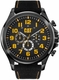 Men's Black Caterpillar Operator Canvas Strap Watch PU16967117