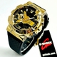 Men's Casio G-SHOCK Analog Digital Gold Black Watch GM110G-1A9