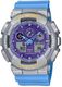 Men's Casio G-Shock PURPLE METALLIC Analog Digital Watch GA100EU-8A2