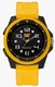 Men's CAT Caterpillar Aperture Yellow Rubber Strap Analog Watch LP16027131