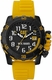 Men's CAT Caterpillar Barricade Black & Yellow Military Style Watch LK17127117