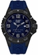 Men's CAT Caterpillar Black OPS 2 Blue Military Style Watch K312126612