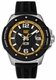 Men's CAT Caterpillar Black Rubber Strap Analog Watch SJ14121137