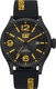 Men's CAT Caterpillar Diam Black Rubber Strap Analog Watch QB16127137