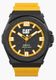 Men's CAT Caterpillar Fashion Yellow Rubber Strap Analog Watch LO11127137