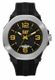 Men's CAT Caterpillar HIVE Black Quartz Rubber Strap Watch LT14121137