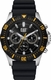 Men's CAT Moto Caterpillar Black Silicone Strap Chronograph Watch PZ14921121