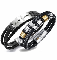 Personalized Leather Bracelets