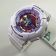 White Casio Baby-G Analog Digital Multi-Color Face Watch BA112-7A