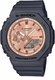 Women Casio G-Shock Analog & Digital Rose Gold Watch GMAS2100MD-1A