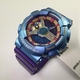 Women's Blue-Purple Casio G-Shock S Series Watch GMAS110HC-6