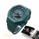 Women's Casio G-Shock Green Ana-Digi GMA-S2100GA Watch GMAS2100GA-3A