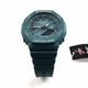 Women's Casio G-Shock Green Ana-Digi GMA-S2100GA Watch GMAS2100GA-3A