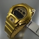Women's Gold Casio G-Shock S Series Watch GMDS6900SM-9