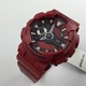 Women's Red Casio G-Shock Analog Digital S Series Watch GMAS110F-4A